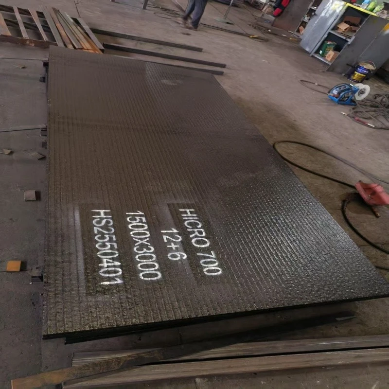 Chromium Carbide Wear-resistant Steel Plate12+6 Bimetal Hard Facing Steel Plate